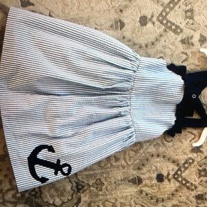 New tahari nautical dress blue